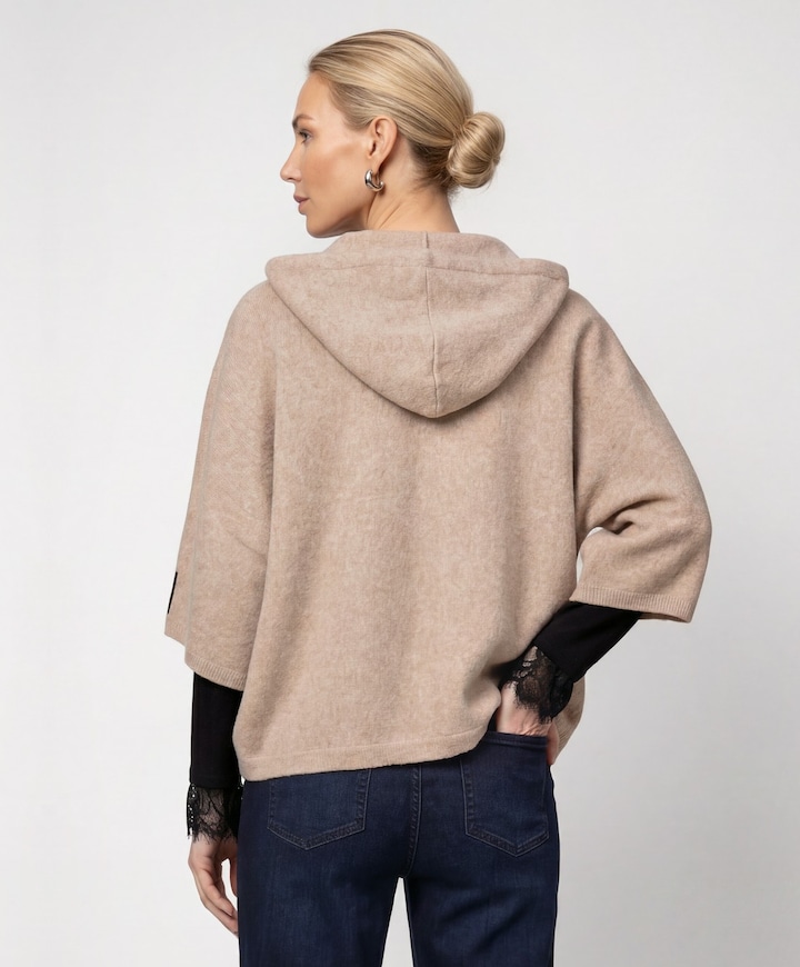 Dames vest beige