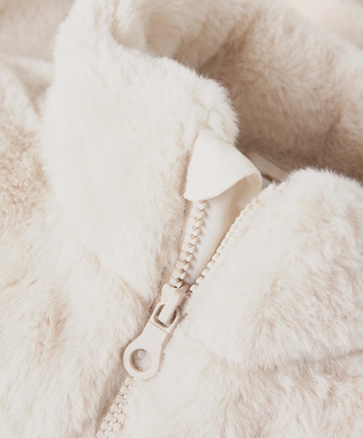 Meisjes jas beige