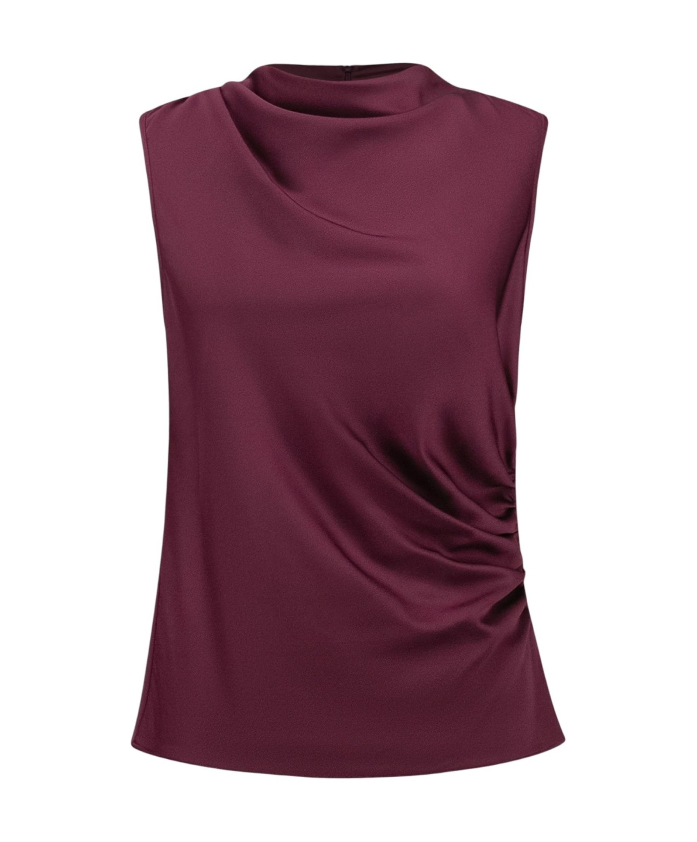Dames top bordeaux
