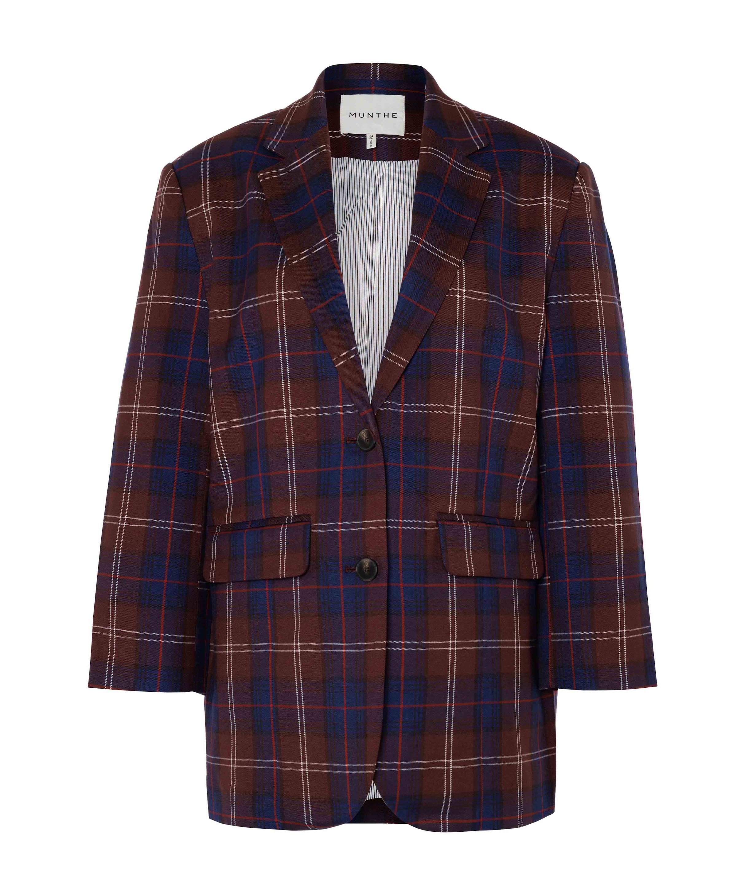 Dames blazer bruin