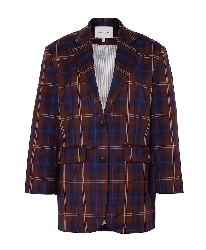 Dames blazer bruin