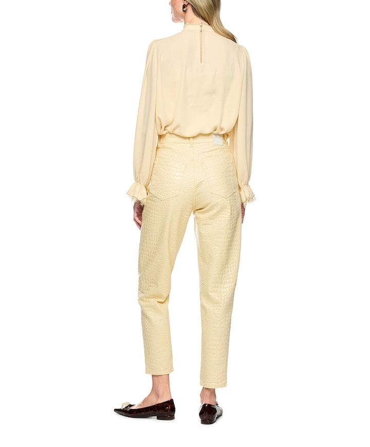 Dames blouse beige