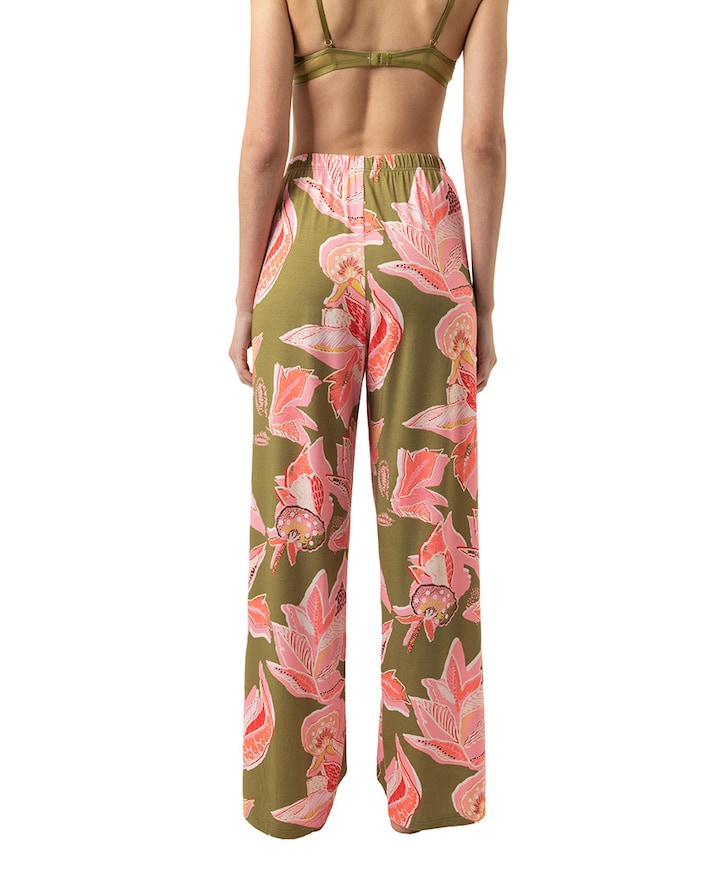 Dames pyjamabroek groen