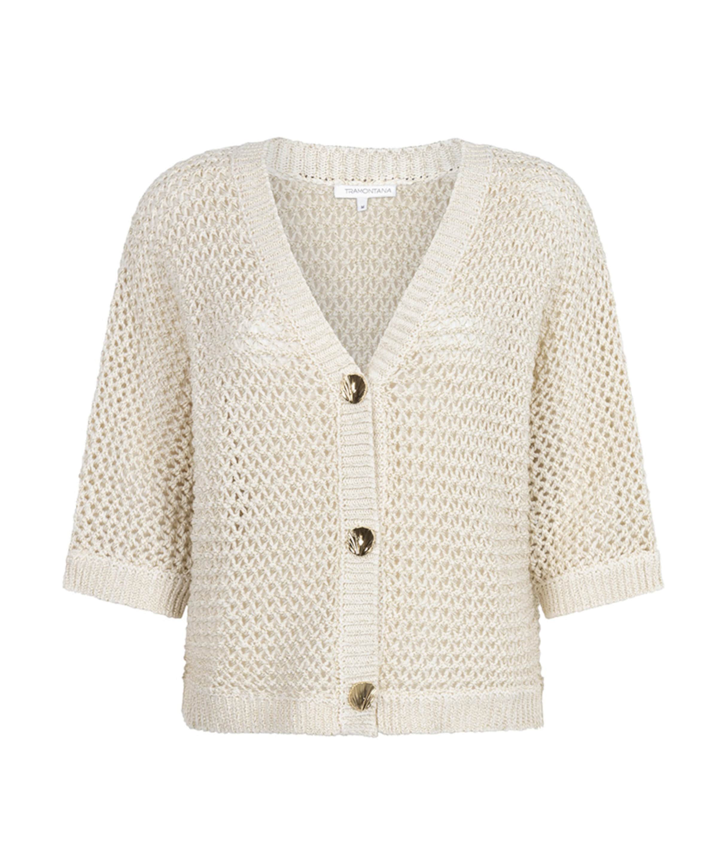 Dames vest beige