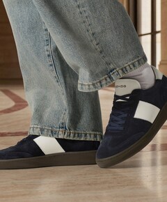 Zack sue LTHR heren sneakers blauw