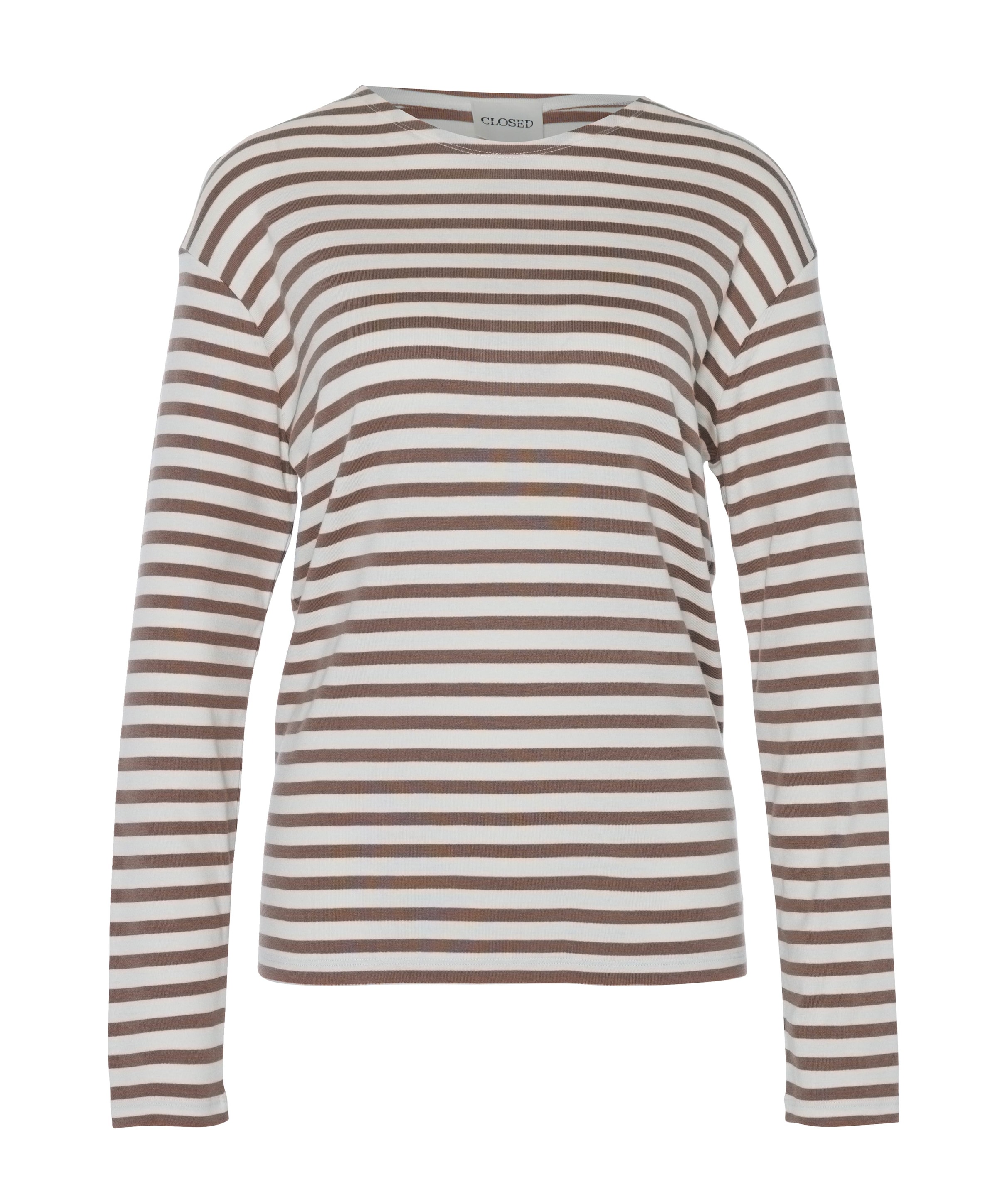 Dames longsleeve beige