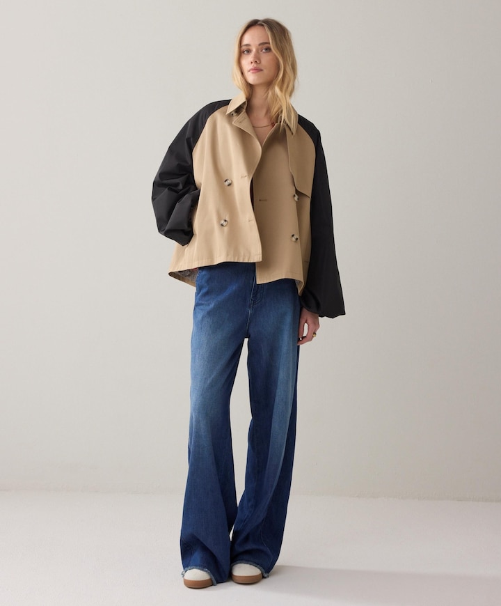 Dames jas beige