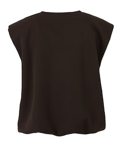 Dames gilet bruin