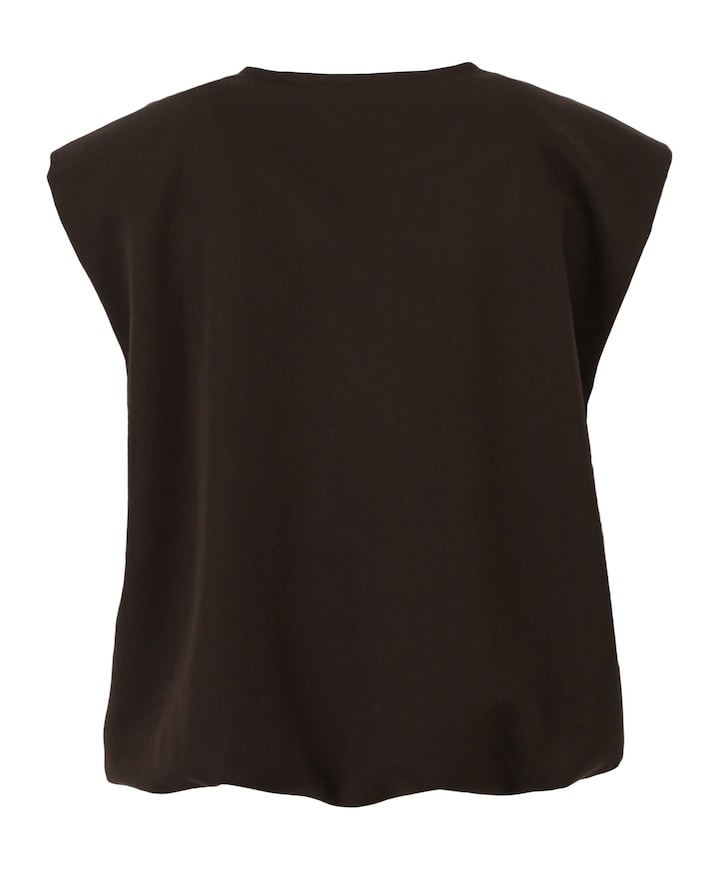 Dames gilet bruin