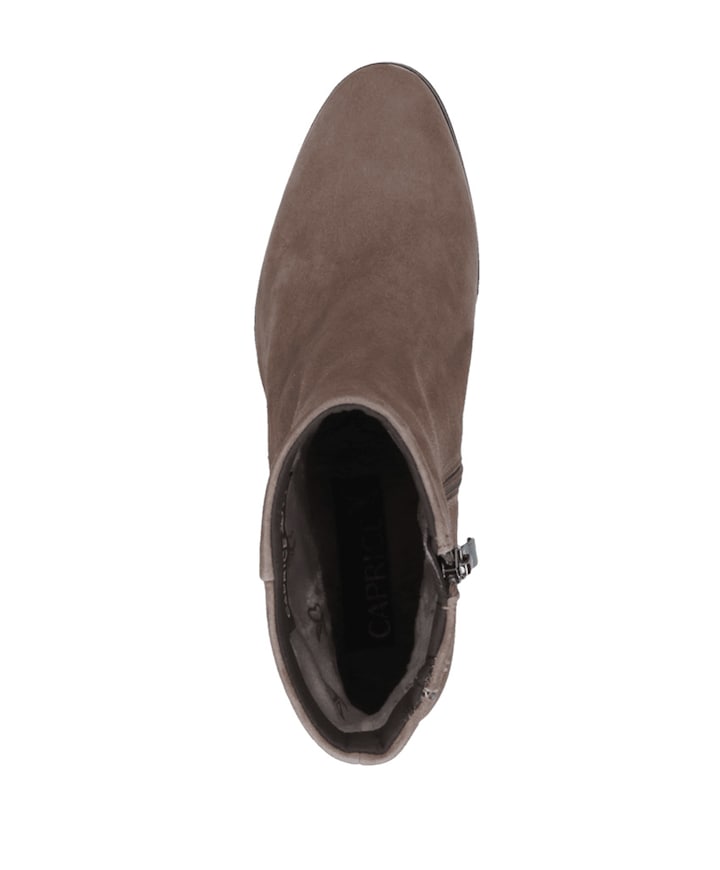 dames enkellaarzen beige