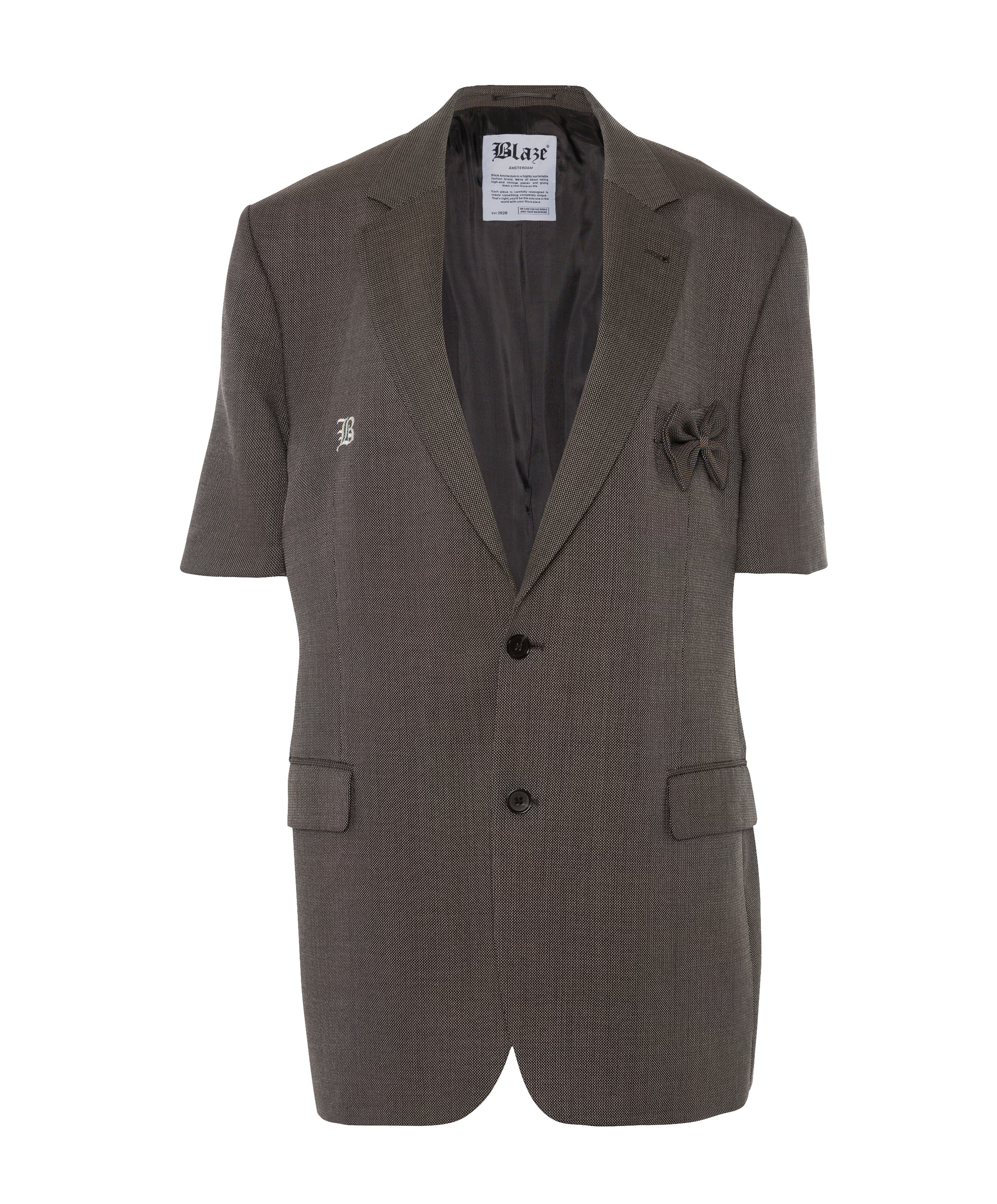 Dames blazer bruin