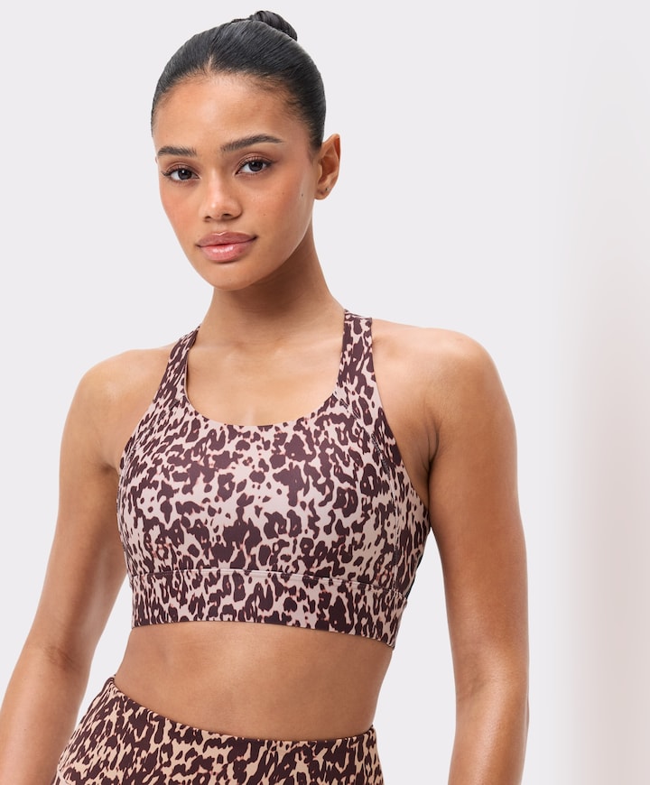 Dames sport bh bruin