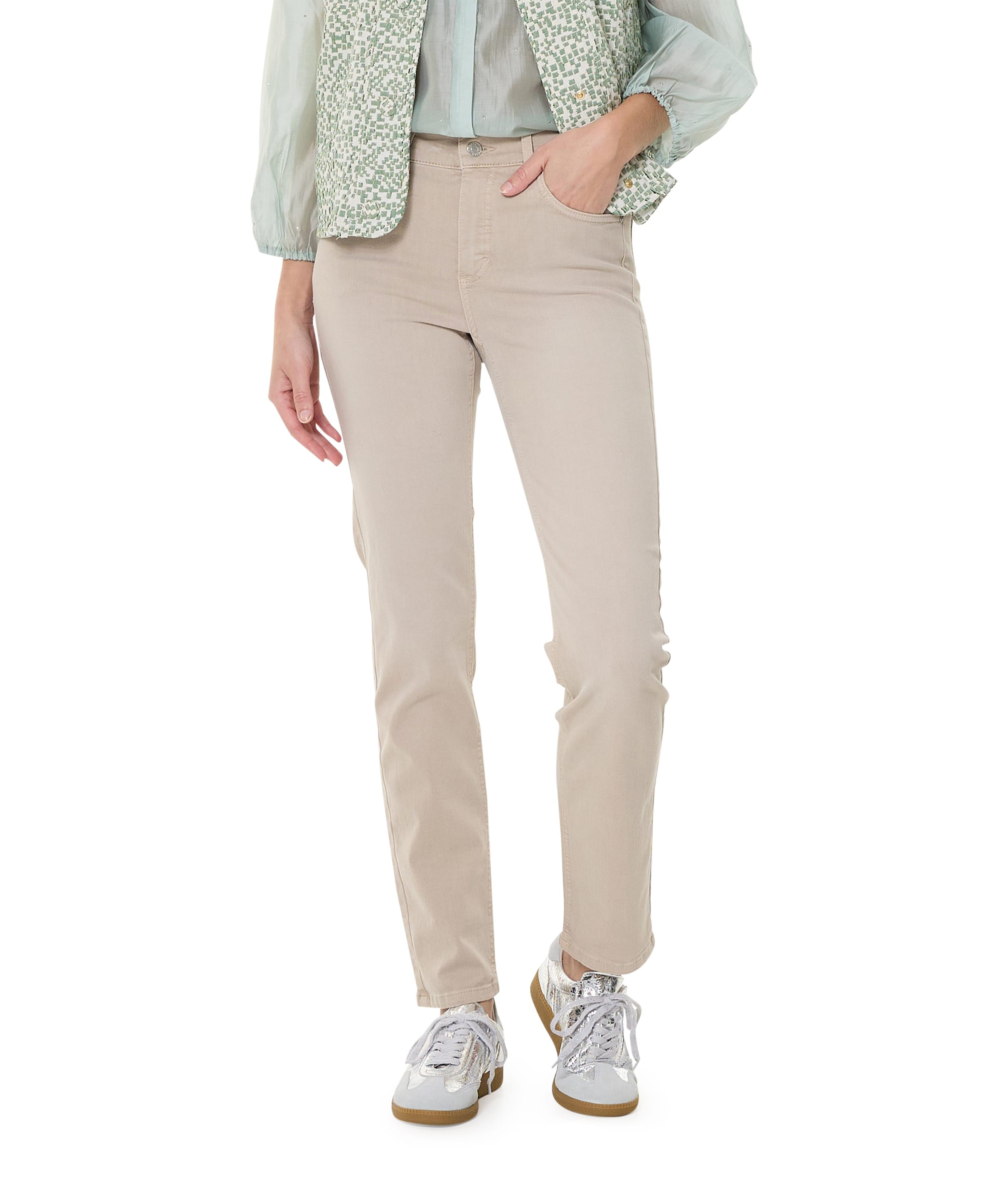 Cici dames jeans beige