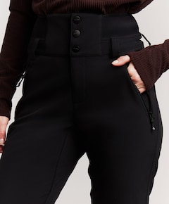 PRTHindon softshell dames skibroek zwart