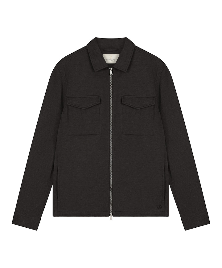 Heren overshirt bruin