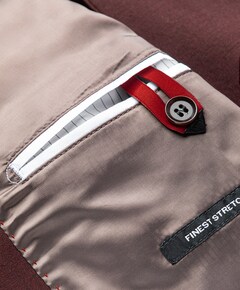 Heren colbert bordeaux