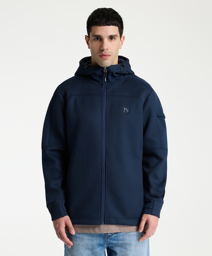Heren vest blauw