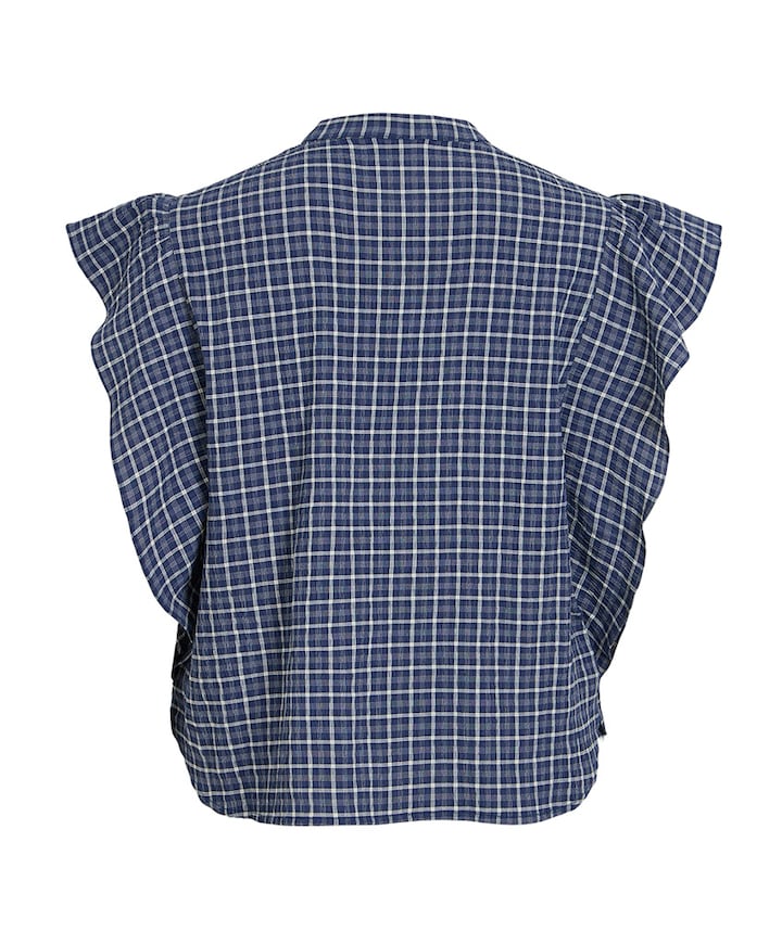 Dames top blauw