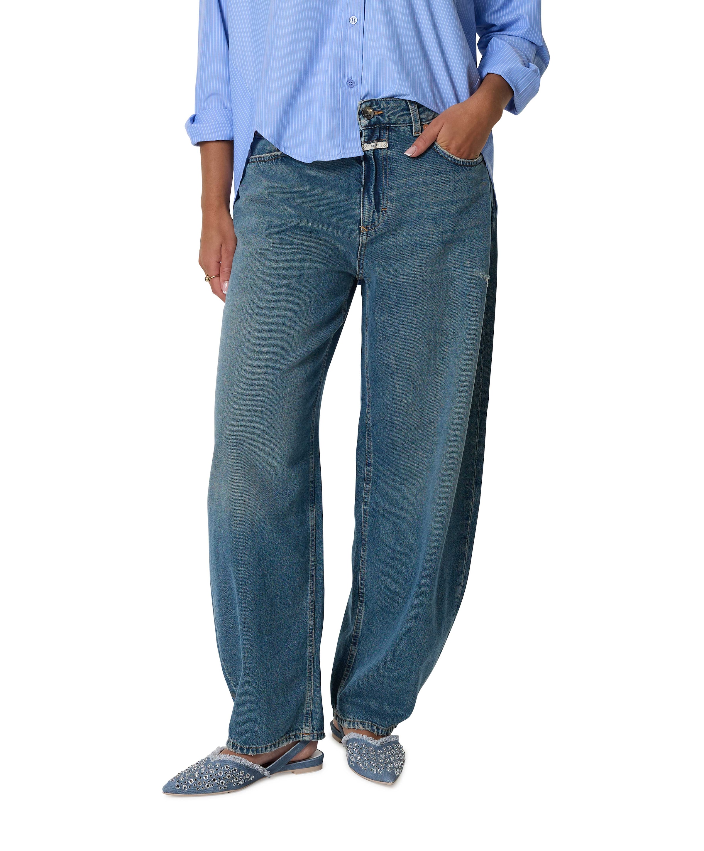 Jazzie dames jeans blauw