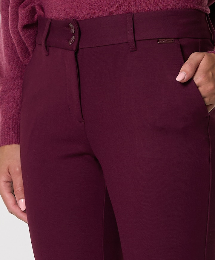 Bibette Punta Inseam 82 cm broek bordeaux