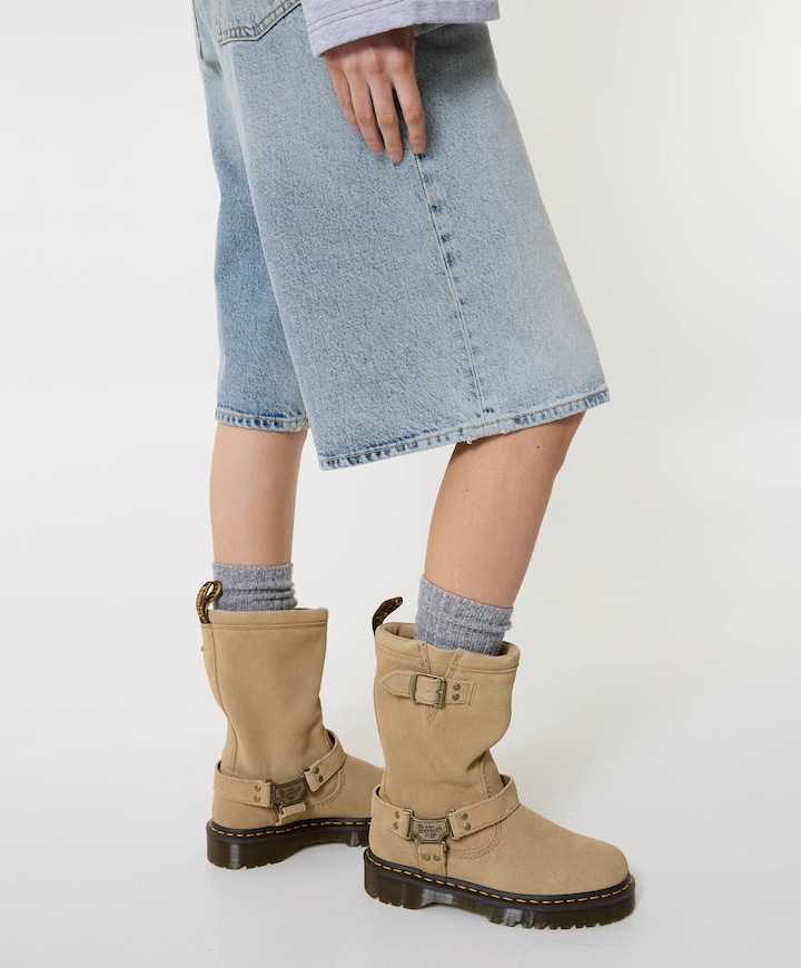 Anistone Hi Pull On dames laarzen beige