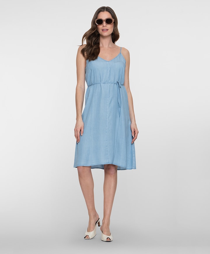 Dames jurk blauw