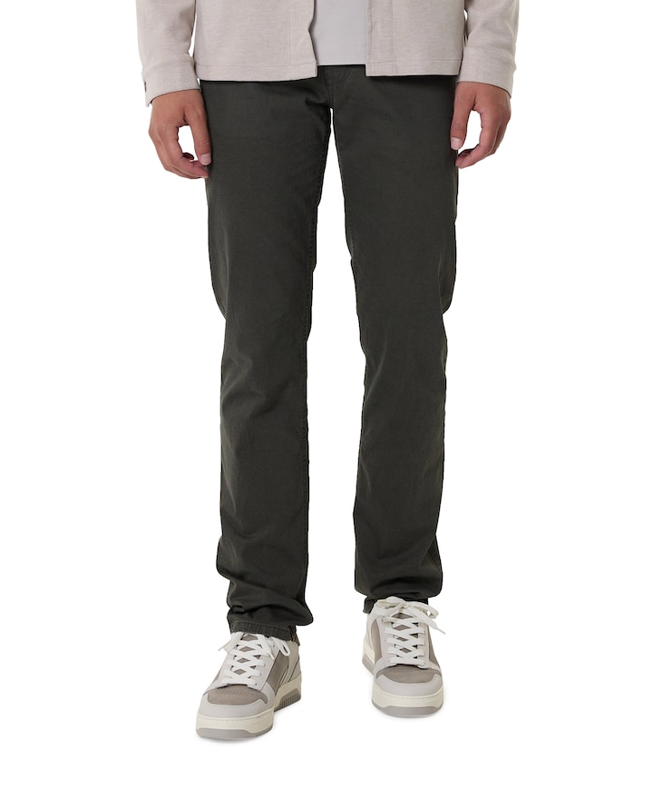 5-Pocket Modern Fit broek groen