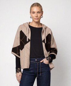 Dames vest beige