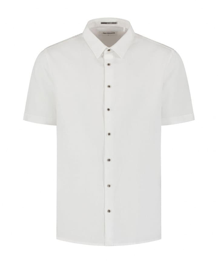 Heren overhemd korte mouw wit