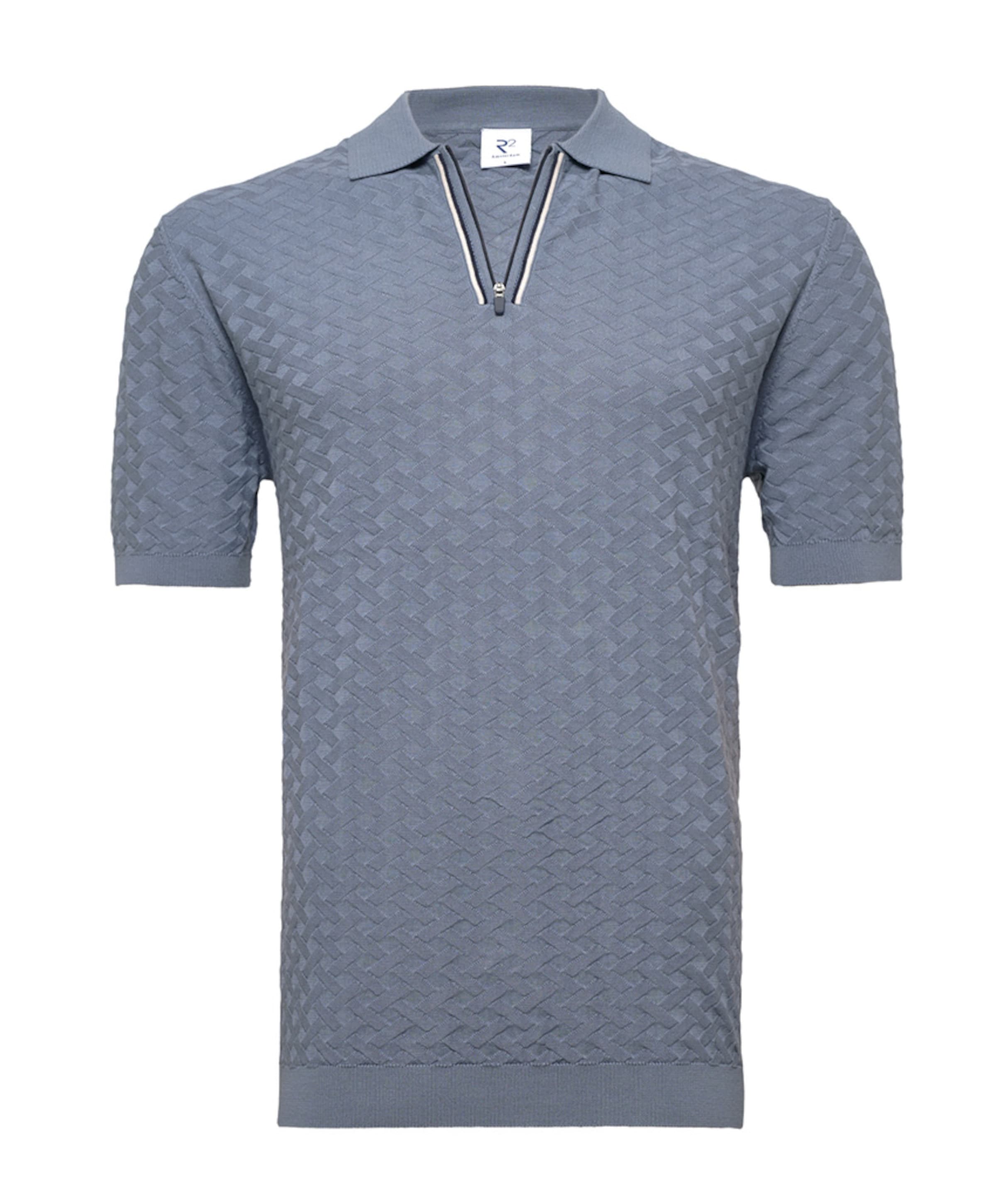 Heren polo blauw