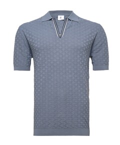 Heren polo blauw
