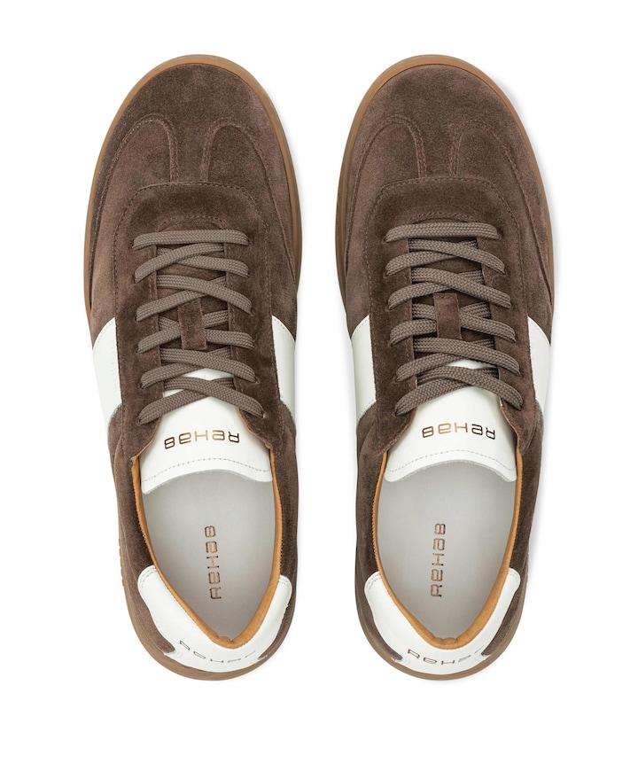 Zack sue LTHR heren sneakers bruin