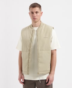 Heren bodywarmer beige