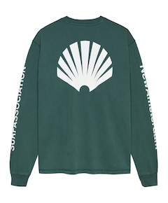 Heren longsleeve groen