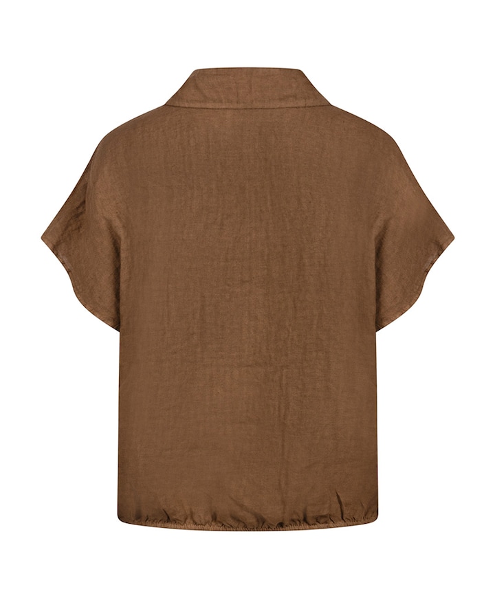 Dames blouse bruin
