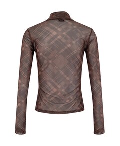Dames top bruin