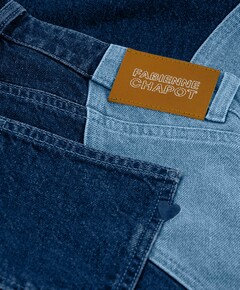 Thea Wavy jeans blauw