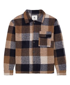 Heren overshirt bruin