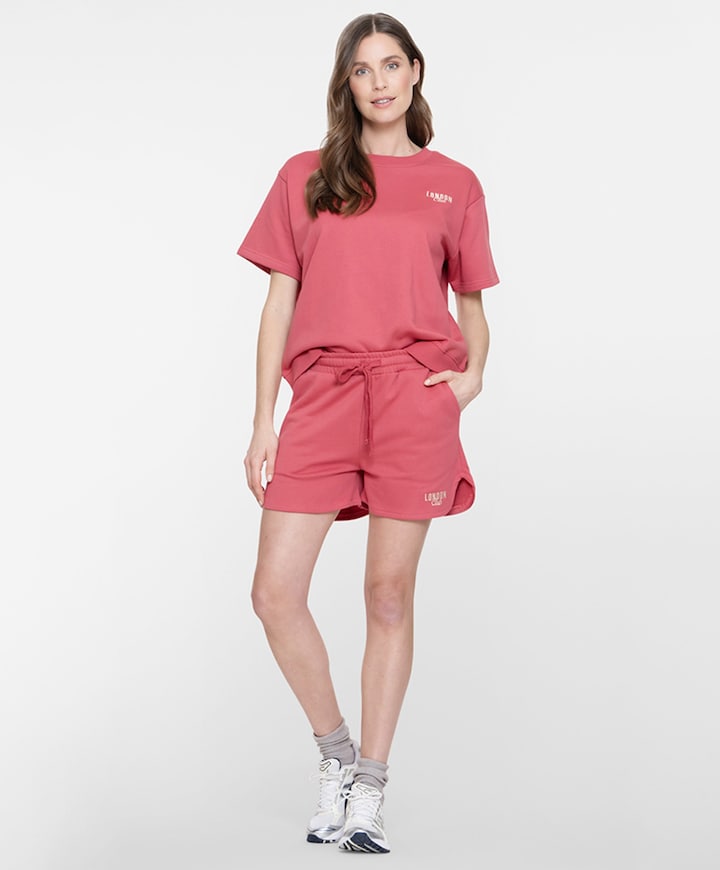 Shorts sweat dames korte broek roze