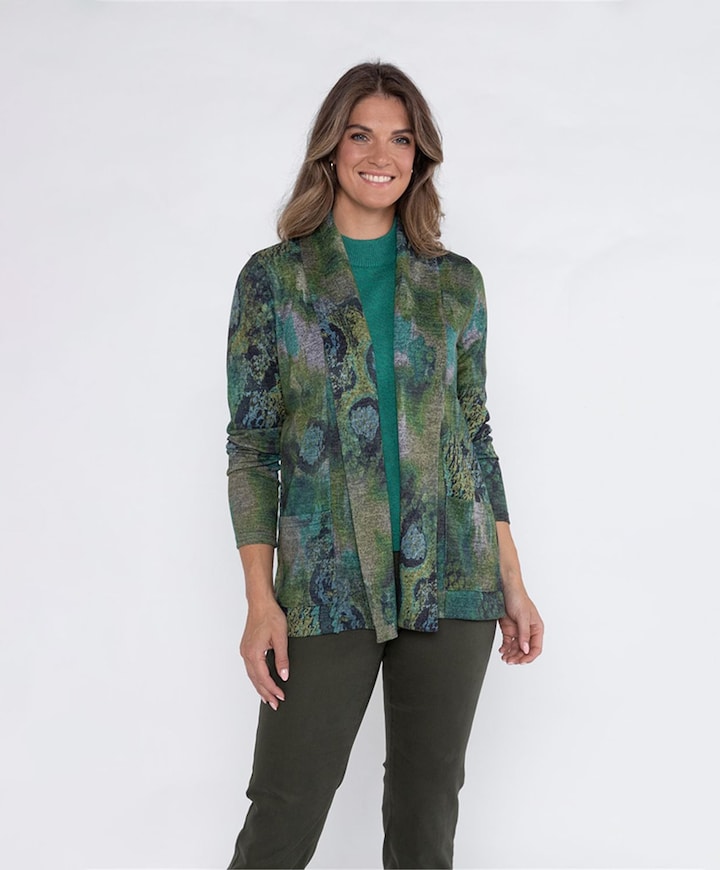 Dames vest groen