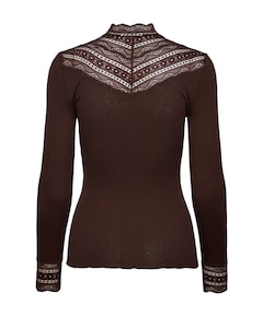 Dames top bruin
