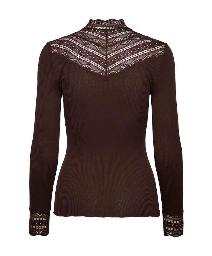 Dames top bruin