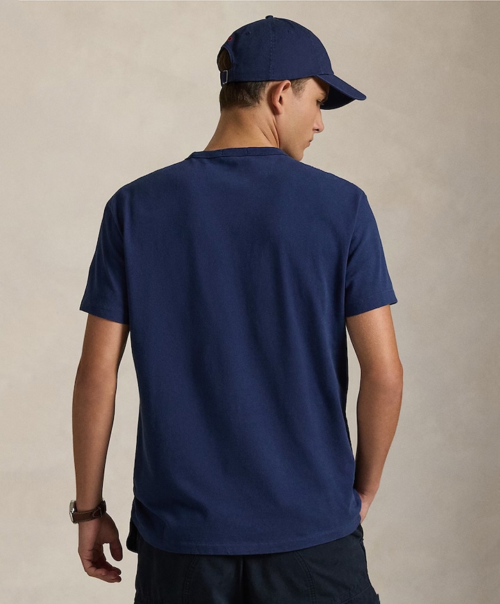 Heren T-shirt blauw