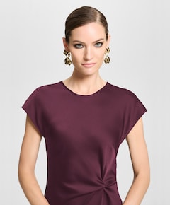 Dames jurk bordeaux