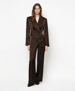 Dames blazer bruin