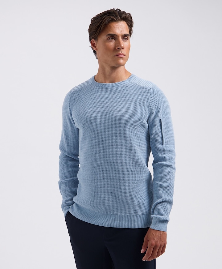 Heren trui blauw