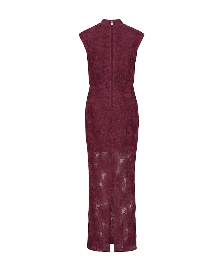 Dames jurk bordeaux