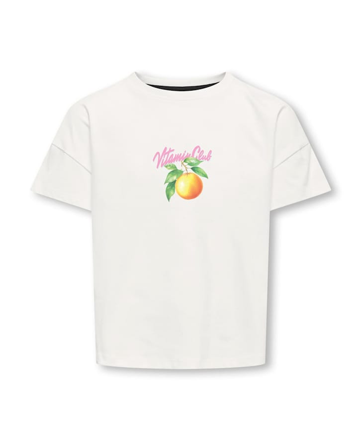 Meisjes T-shirt ecru
