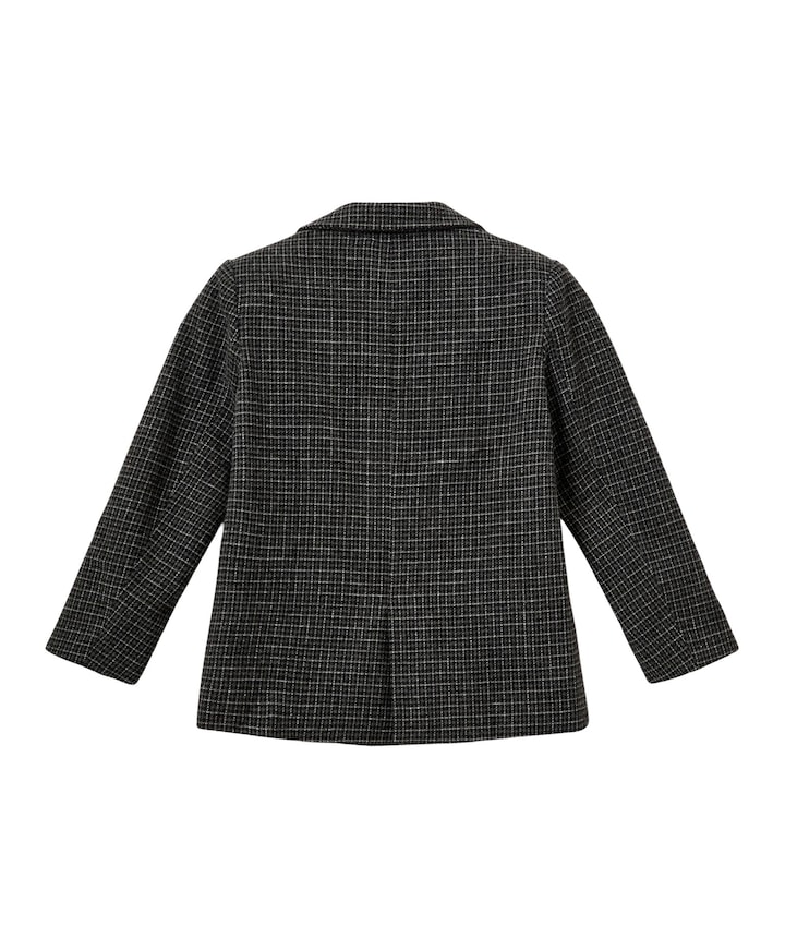 Meisjes blazer grijs