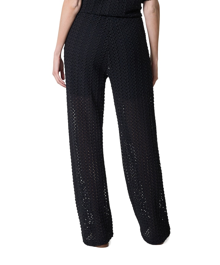 Rachel lace dames broek zwart